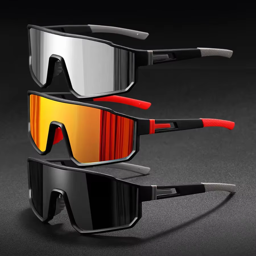 Lunettes de cyclisme surdimensionnées pour hommes