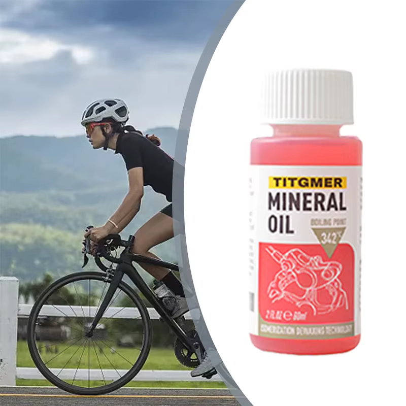1/2/4/6/8/10/12 pièces système d'huile minérale de frein de vélo 60ml huile fluide cyclisme vélos de montagne pour