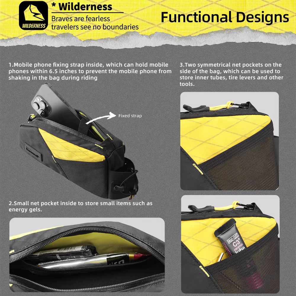Bal inowalk-Sac de vélo pour tube supérieur