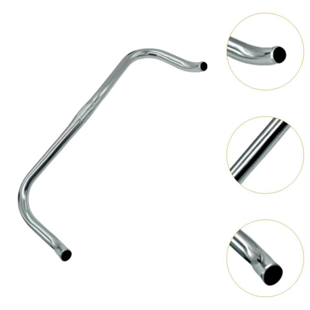 Guidon de vélo de route de 420mm, barre courbée, barre de bullhorn, accessoires de cyclisme, tige en alliage d'aluminium
