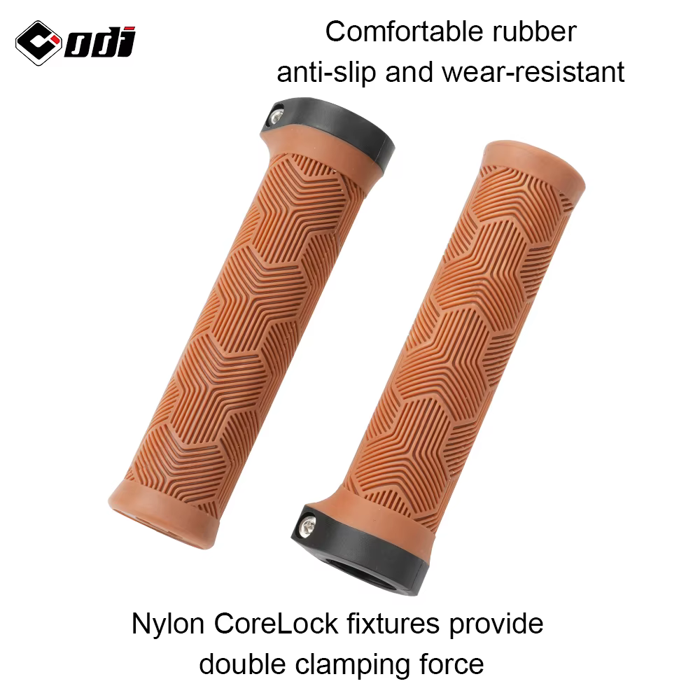 Poignées de guidon de vélo en caoutchouc ODI 130 mm antidérapantes