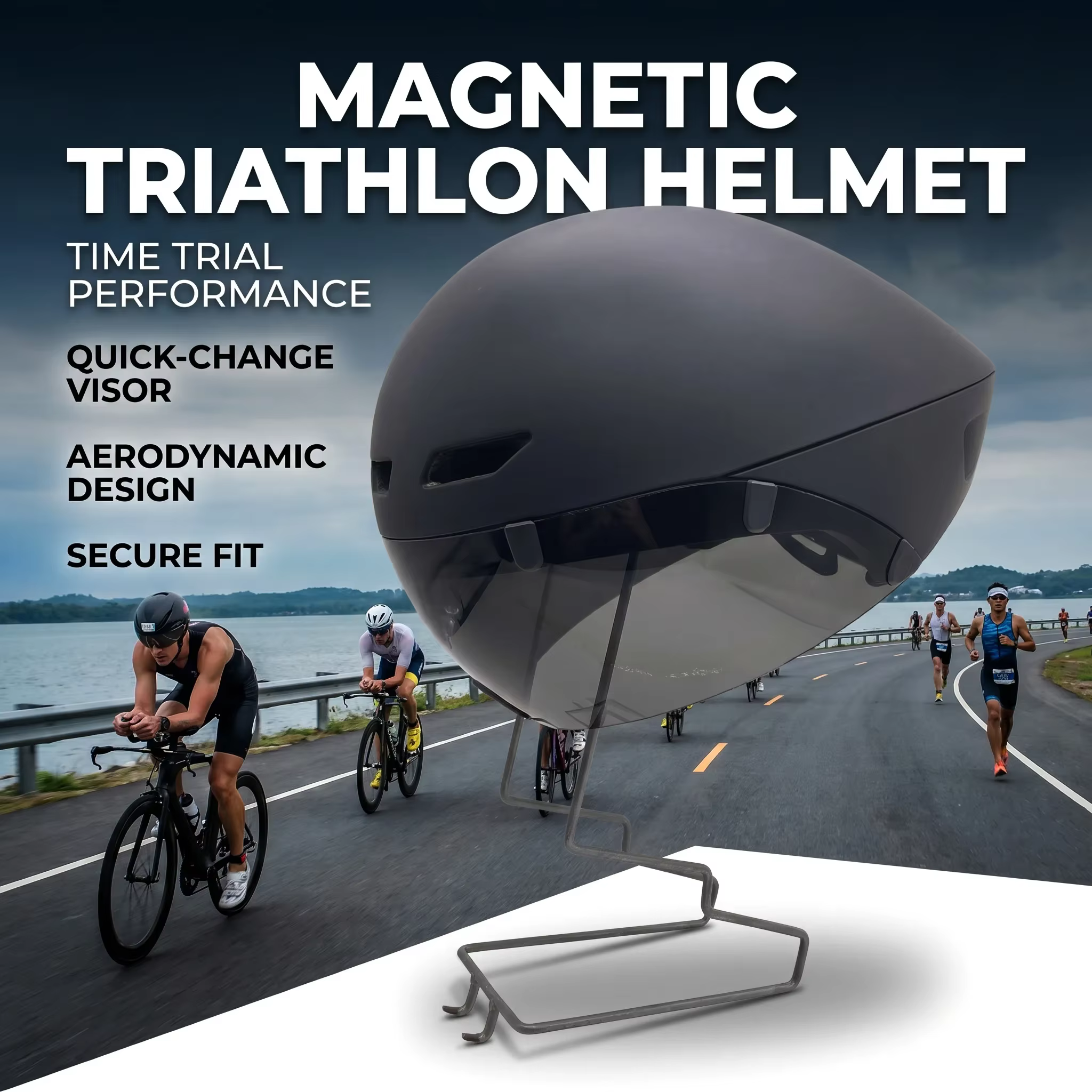 Casque de cyclisme TT pour hommes et femmes avec visière