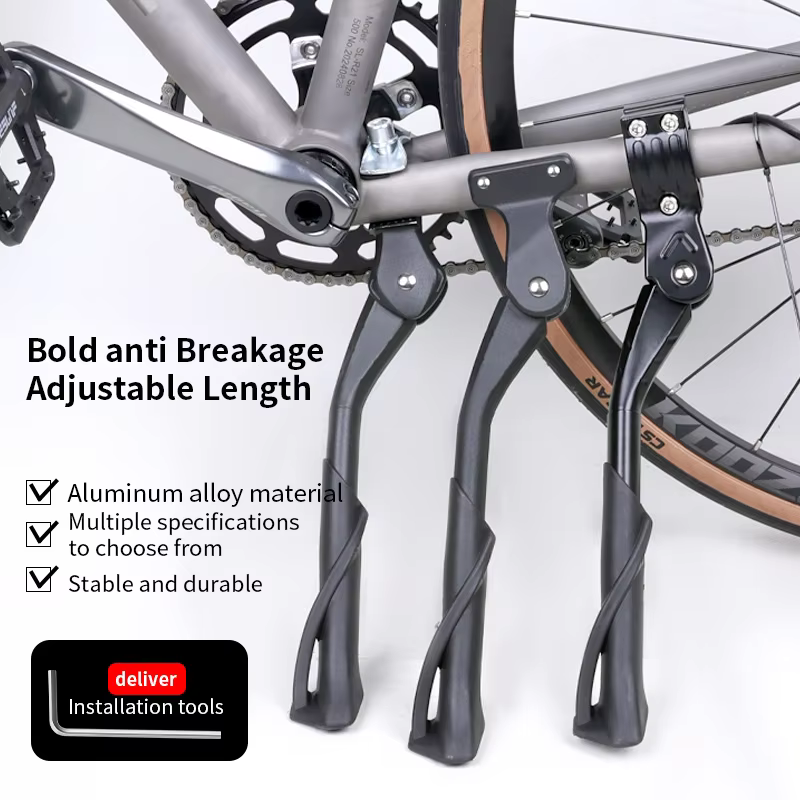 Béquille de vélo de route réglable