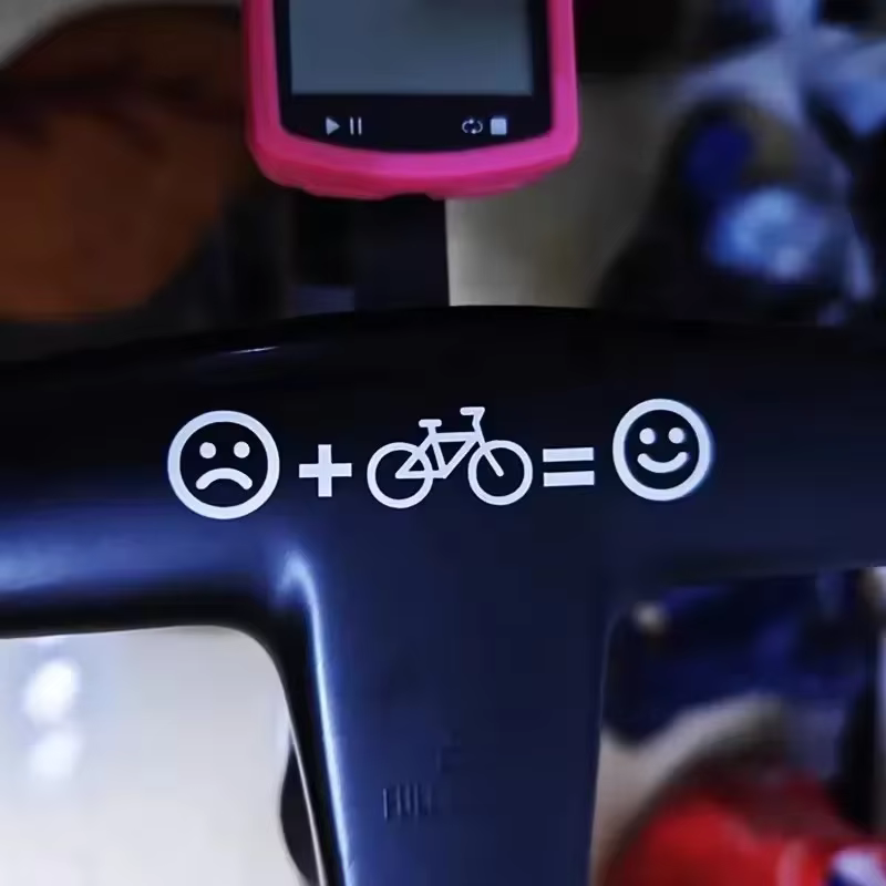 1 ensemble d'autocollants personnalisés pour vélo
