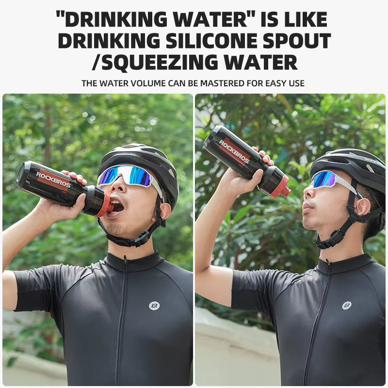 Lot de 2 bouteilles d'eau pour vélo