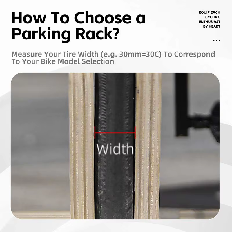 Support de stationnement de vélo réglable en bois WEST BIKING