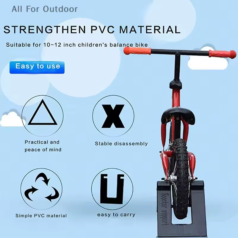 Support de stationnement pliable et portable pour trottinette et vélo