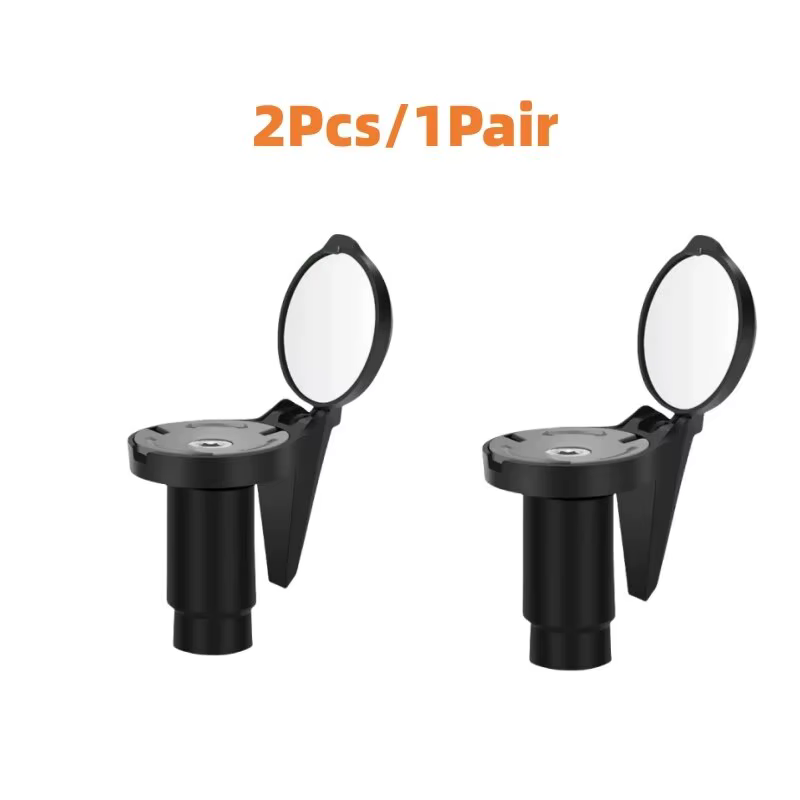 Rétroviseur convexe pour vélo, 1 pièce, support pour guidon de type « drop bar », réflecteur pour vue arrière, miroir de vélo léger avec lentille en acrylique.