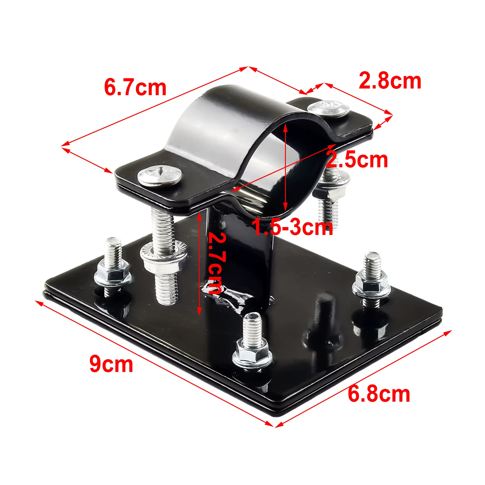 Support de fixation pour panier de vélo