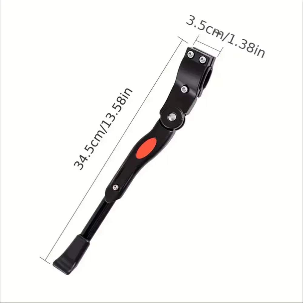 Béquille réglable en aluminium pour VTT et vélo de route