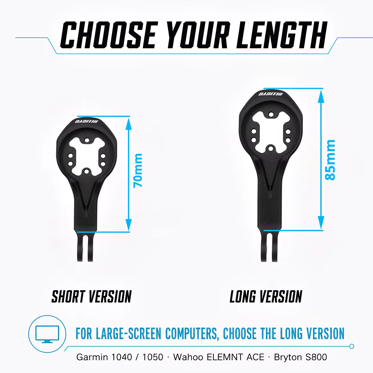 Pour Trek Bontrager Blendr BMC ICS Cervelo tige de vélo guidon avant Gopro Combo support pour Garmin Wahoo Bryton