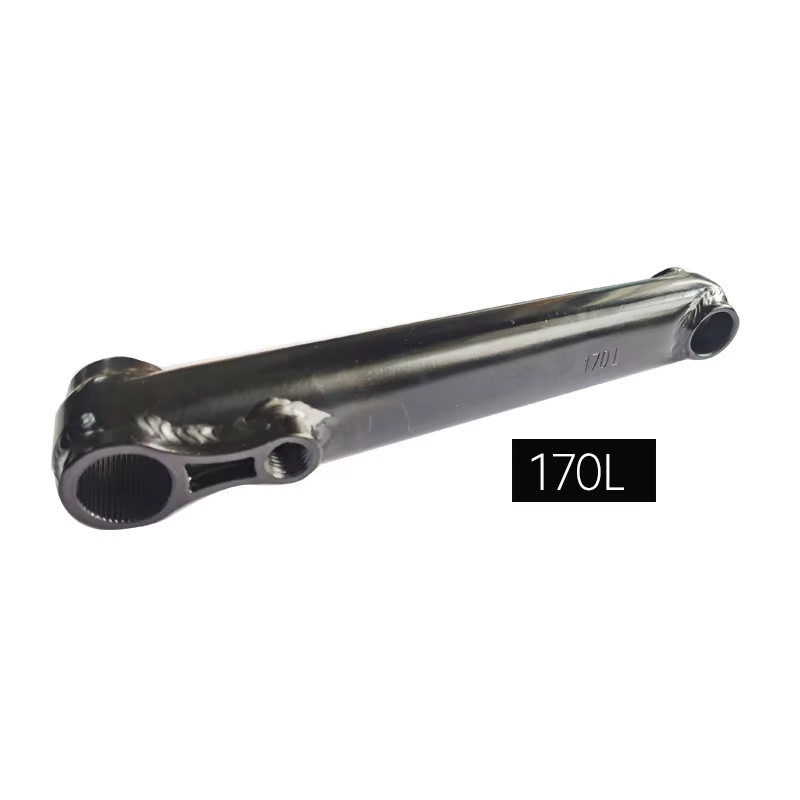 Pédalier de vélo BMX en acier chromé noir CRMO 48T * 19MM * 170MM 9/16 mi BB/Euro BB/espagnol BB/BB américain