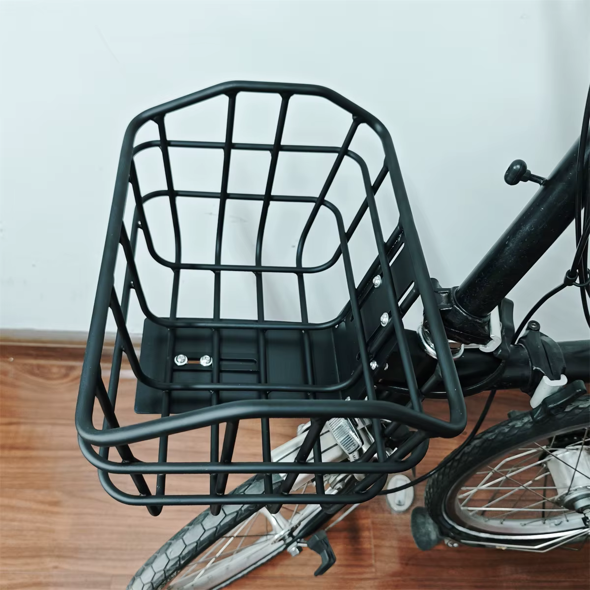 Panier avant pliable en alliage d'aluminium 25x31cm pour vélos Brompton Dahon Java Neo3 - Accessoire porte-légumes
