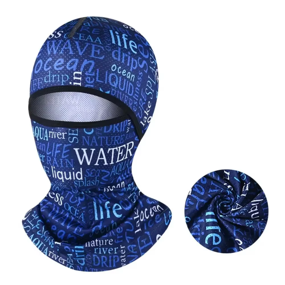 Cagoule d'été fraîche en soie glacée