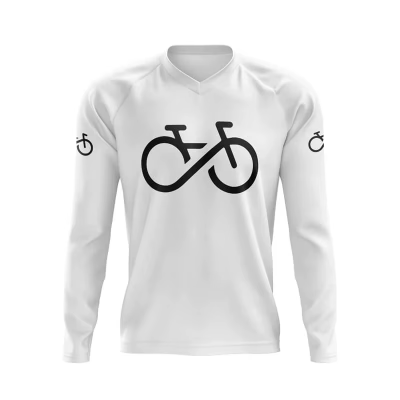 T-shirt de motocross pour hommes : maillot de descente VTT respirant pour le vélo de montagne et le cyclisme
