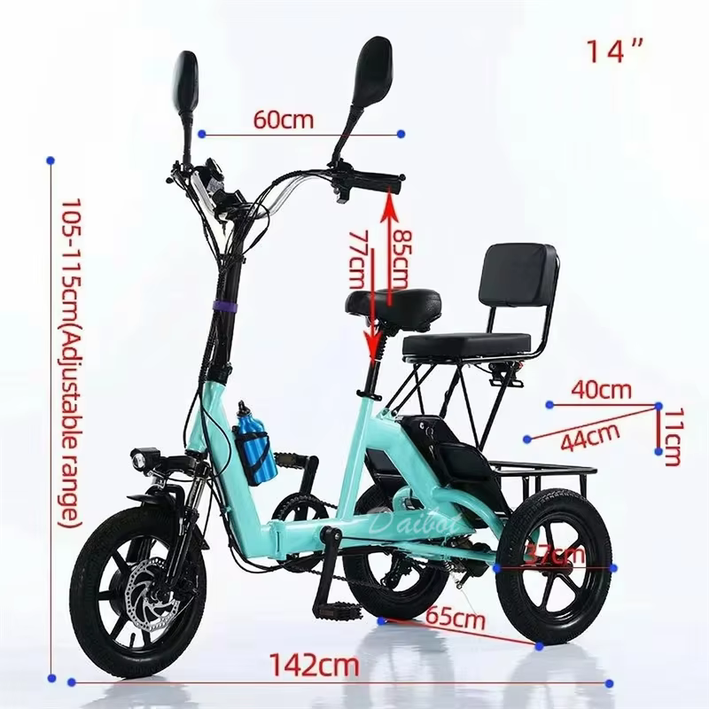 Mini Tricycle électrique pliable pour adultes