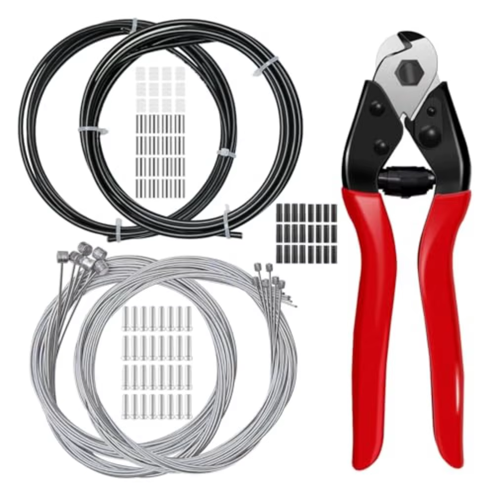 Kit de réparation de câbles de frein et de dérailleur pour vélo de montagne et de route