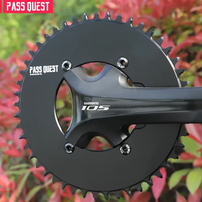 Plateau de pédalier PASS QUEST 4 trous 110BCD ovale étroit-large pour vélo de route R3000 4700 5800 6800 DA9000