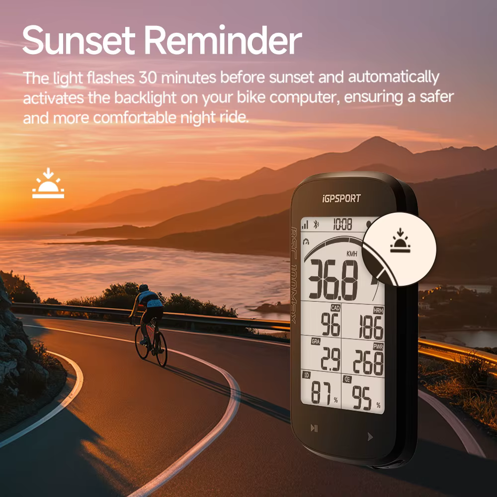 IGPSPORT BSC100Max ordinateur de vélo GPS compteur de vitesse