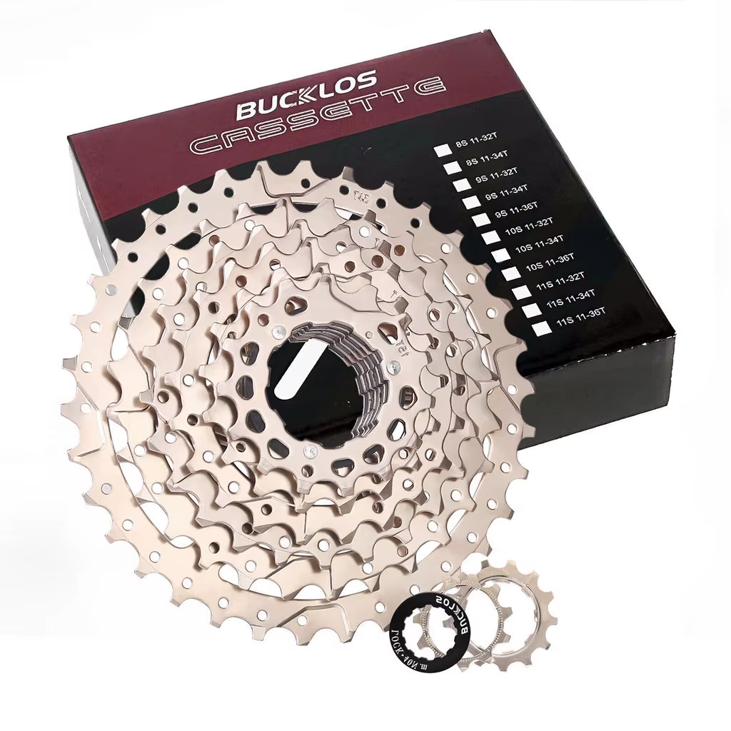 BUCKLOS Cassette de vélo 10/11/12 vitesses