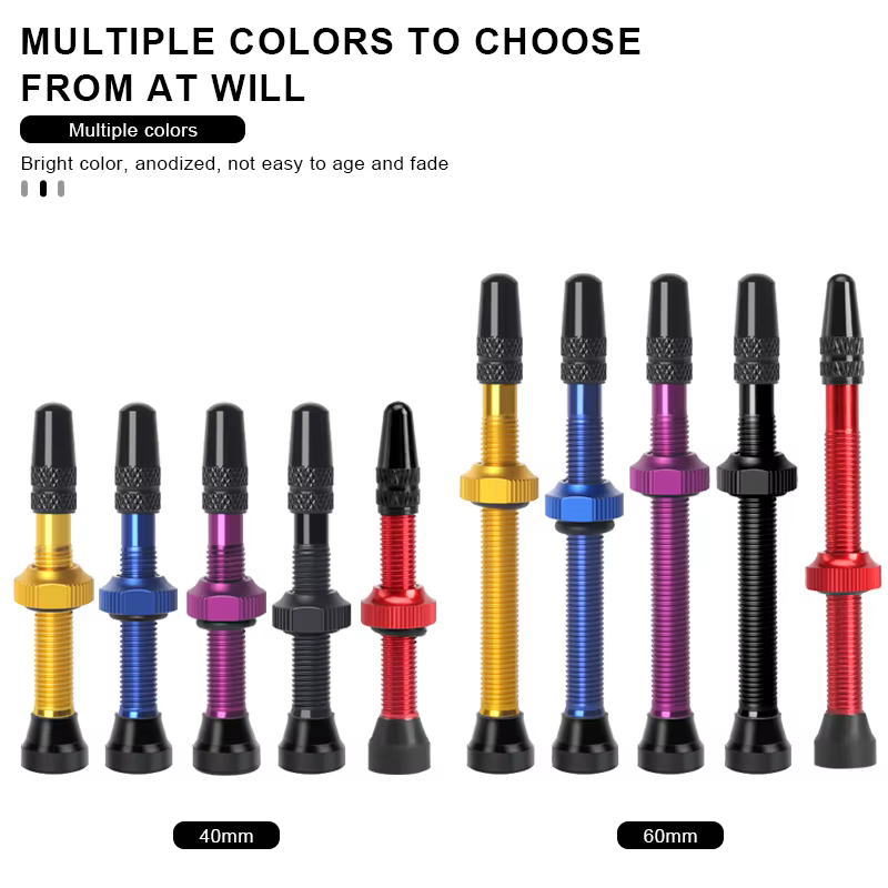 Valve tubeless pour vélo 40/60 mm F/V Presta