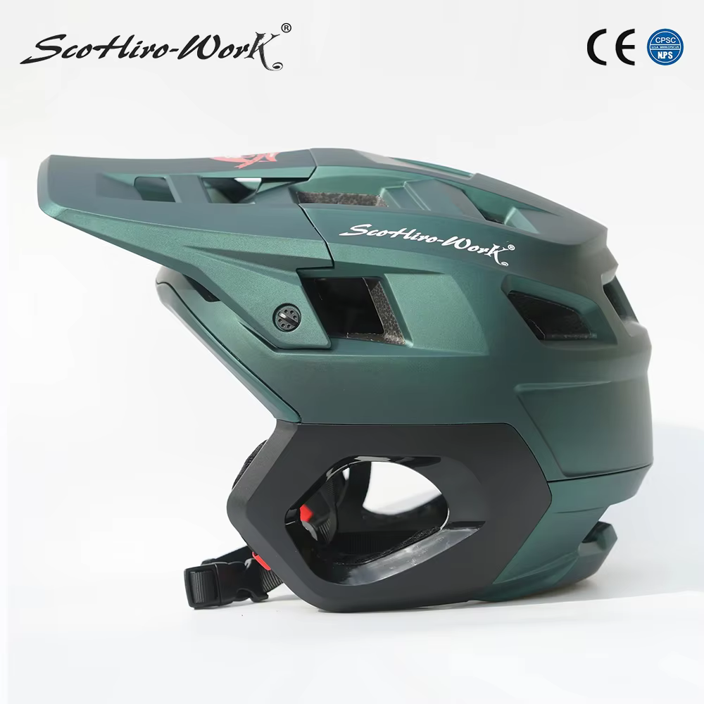 Nouveau casque de vélo 3/4 vtt demi-visage