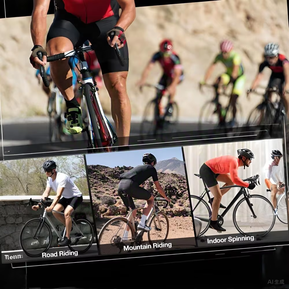 Short de cyclisme performant pour hommes avec coussinet 3D
