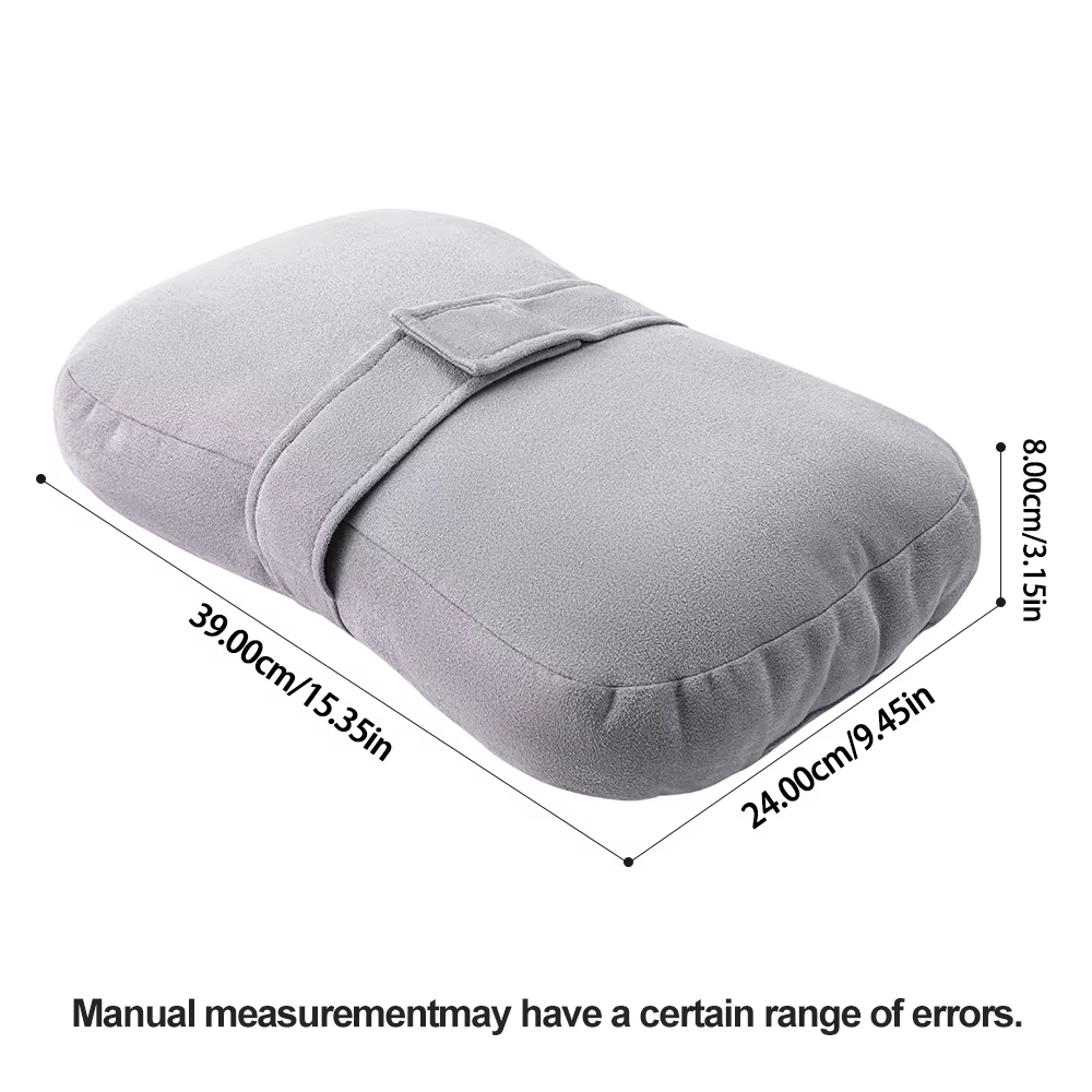 Oreiller pour dormeurs latéraux, oreiller de soutien pour les maux de hanches et de dos, peluche, ceinture de liaison et lavable en Machine
