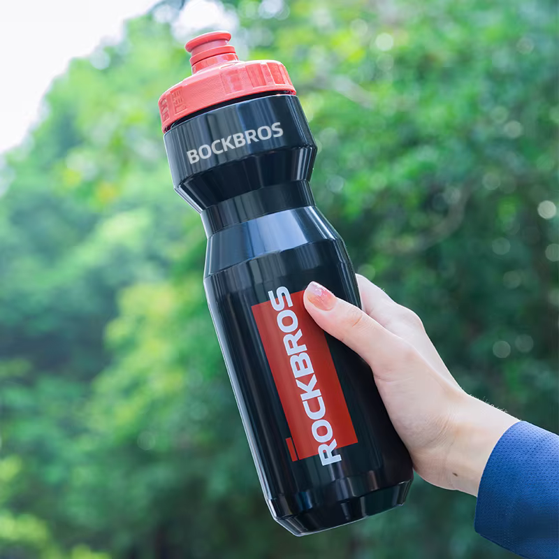 ROCKBROS 750ml bouteille d'eau de vélo en plastique sport Fitness course randonnée bouilloire étanche porte-bidon