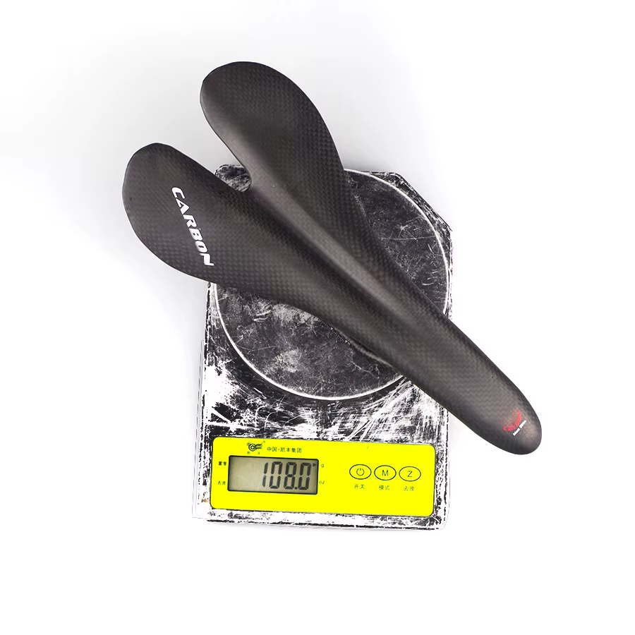 Wildside selle de vélo entièrement en carbone 3K 108g ovale 7x9mm 275x124mm pour route vtt gravier siège de cyclisme urbain léger