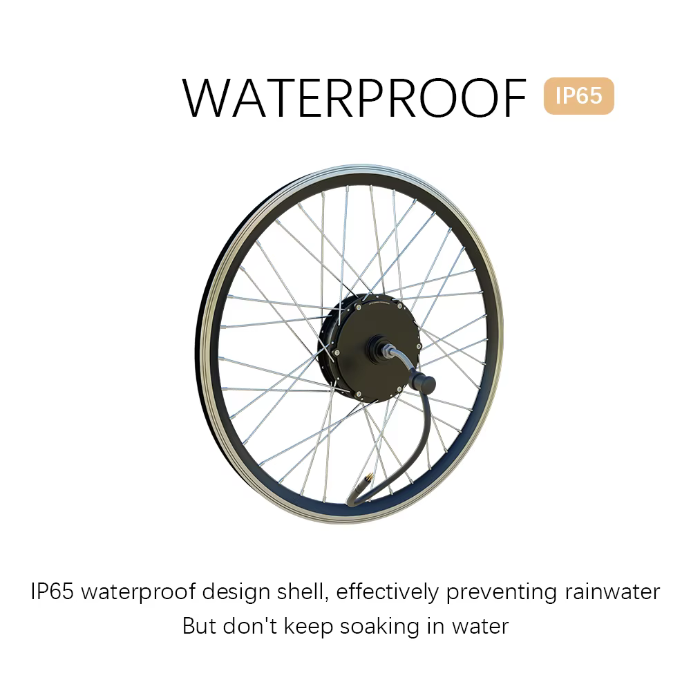 Moteur de roue de vélo électrique 20-29 pouces avec 36V 48V 250W 350W 500W
