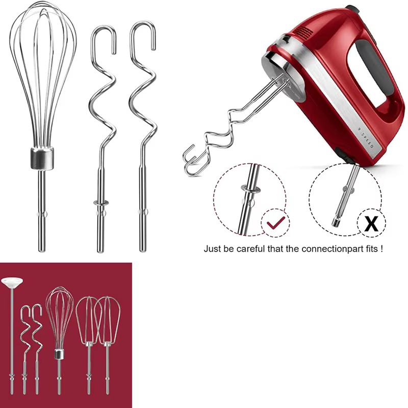 Fouet en acier inoxydable pour accessoires de centre commercial, batteur d'accessoires de rêve, mélange des plus récents et des