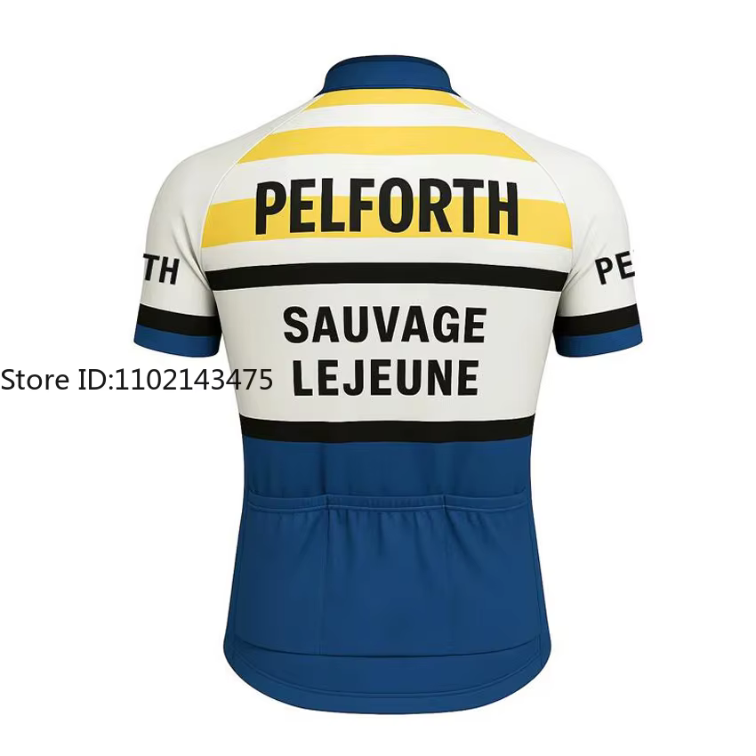 Une fois rétro Maillot de cyclisme hommes respirant vêtements de vélo Coppi vélo de route Maillot Ciclismo