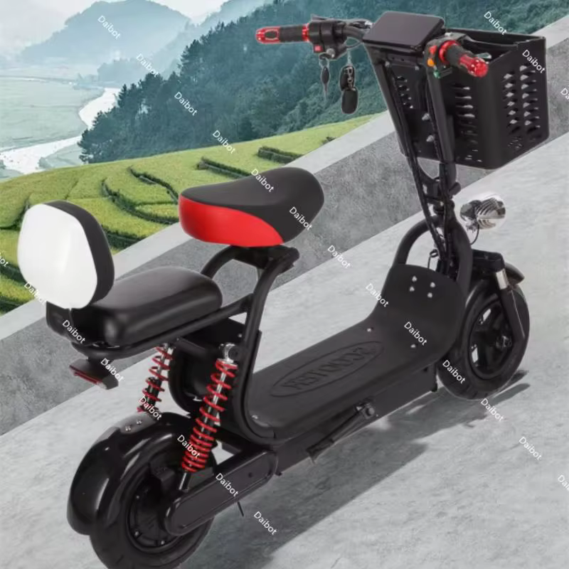 1000W 48V puissant Scooter électrique léger 2 roues pour adulte 11 pouces Mini