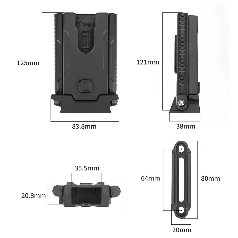 Support de stationnement de vélo pliable et Portable