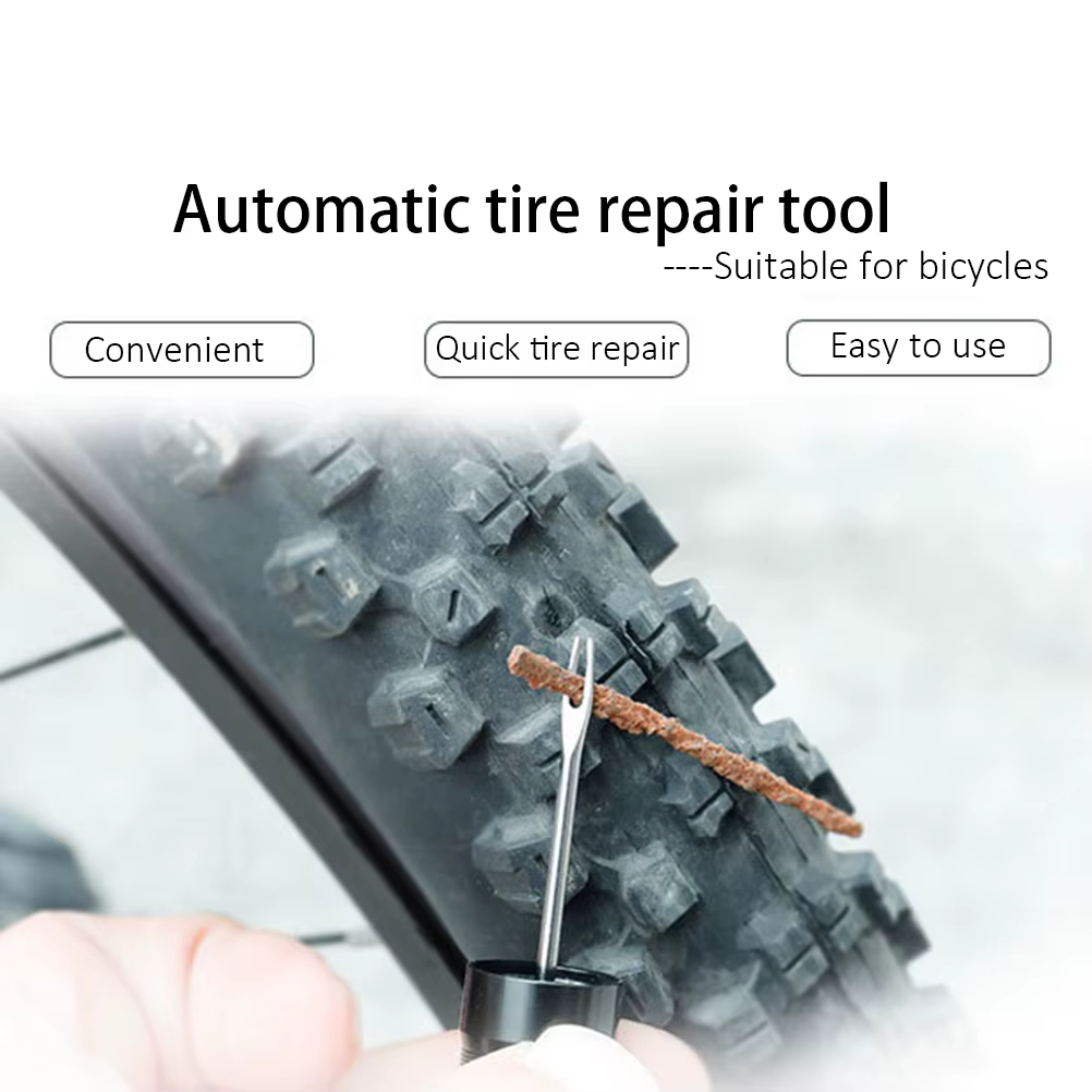 Kit de réparation de pneus tubeless pour vélo