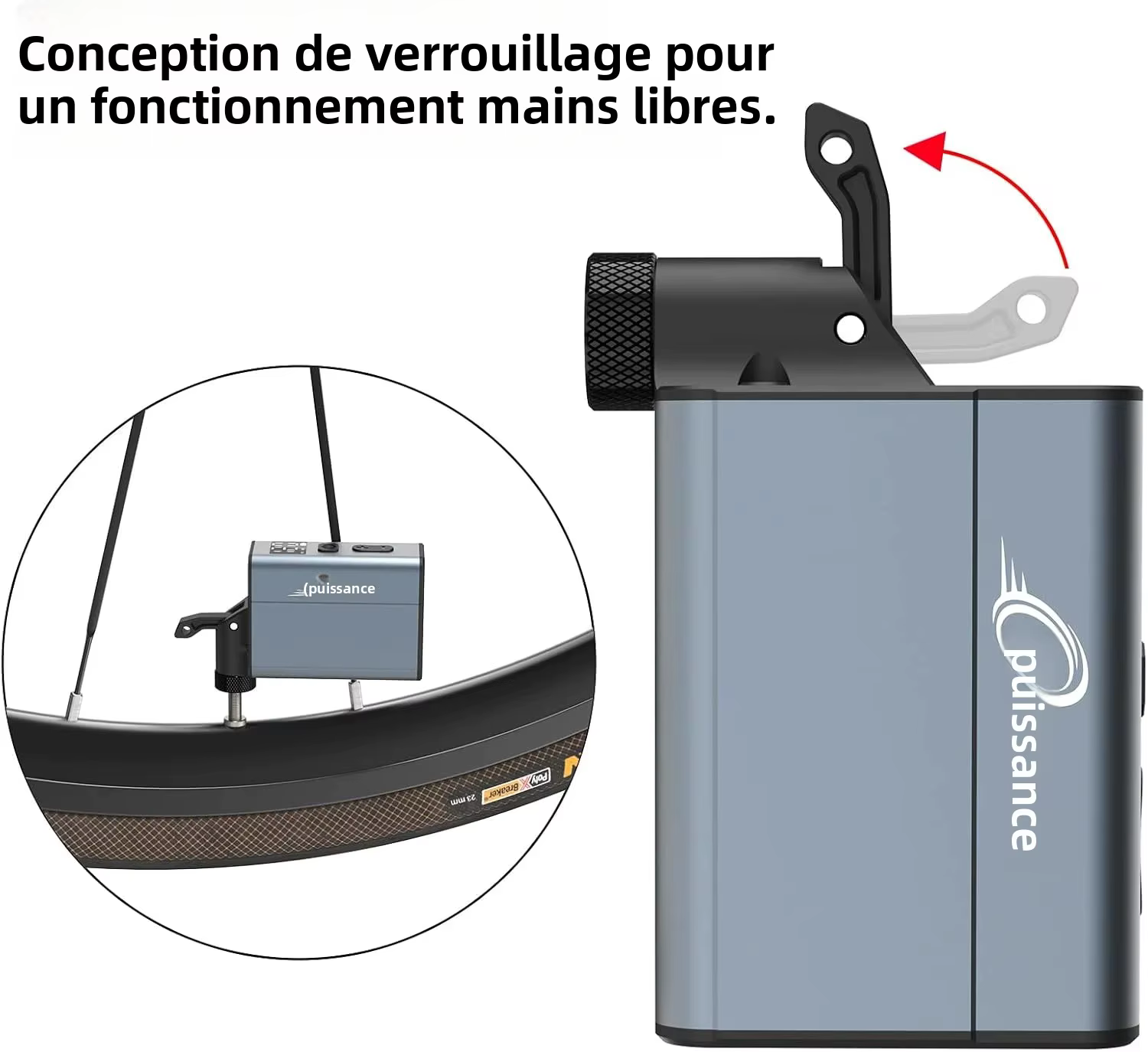 Mini pompe à vélo électrique 120 PSI