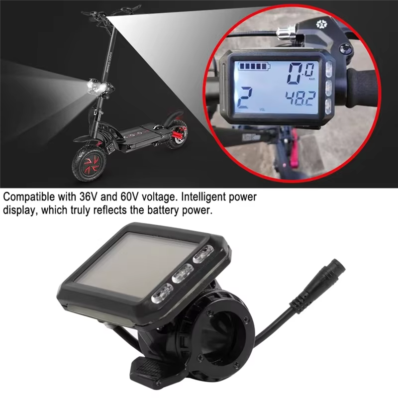 Afficheur LCD pour trottinette électrique 36V-60V