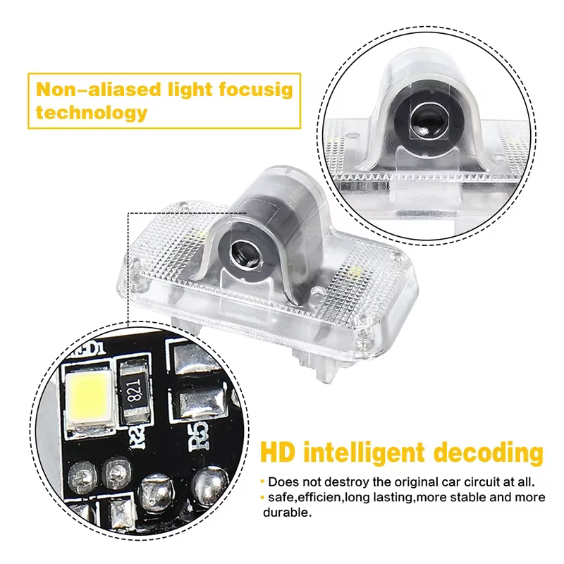 Lumière de bienvenue LED pour porte de voiture, accessoires pour Renault KOLEOS 2009 2010 2011 2012 2013 2014 2015 2016 2017 2018 2019 2020 2021 2022