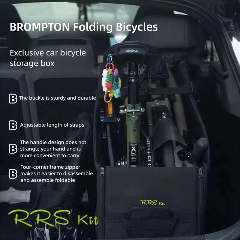 Boîte de rangement de vélo pliante Portable pour Brompton