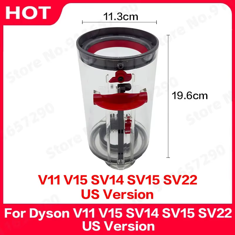 Pièces de rechange pour bac à poussière Dyson V11 V15 SV14 SV15 SV22, ensemble de bac à poussière pour aspirateur sans fil / accessoires pour réservoir de poussière