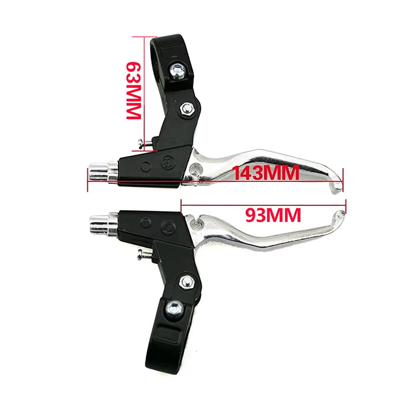 1 paire de leviers de frein arrière pour vélo électrique