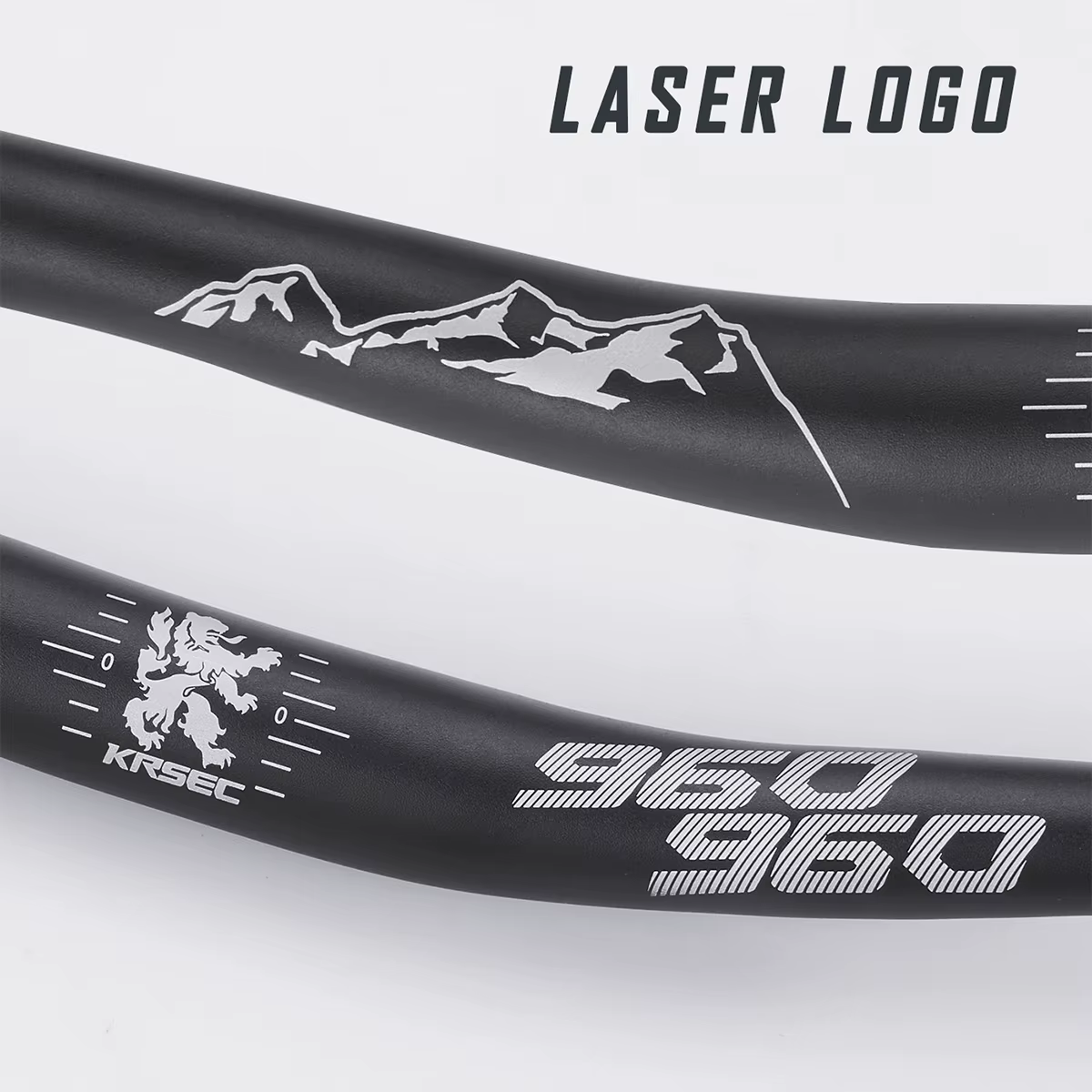 Guidon de vélo de montagne KRSEC31.8MM en alliage d'aluminium