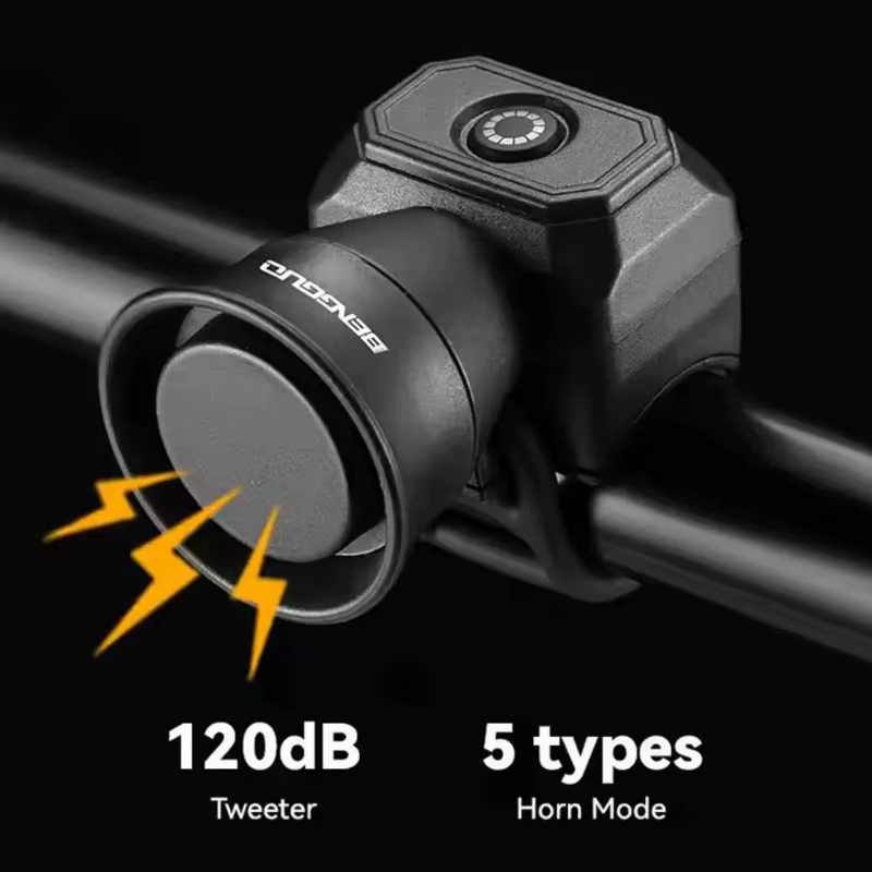 Klaxon de vélo électrique rechargeable 120 dB