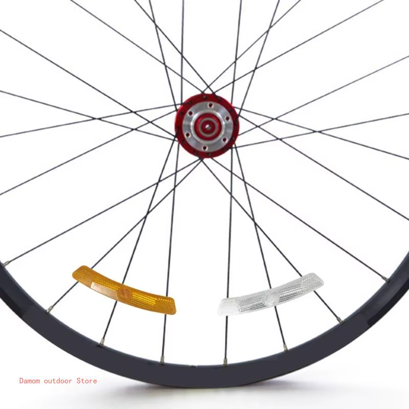 8 pièces réflecteurs vélo roues