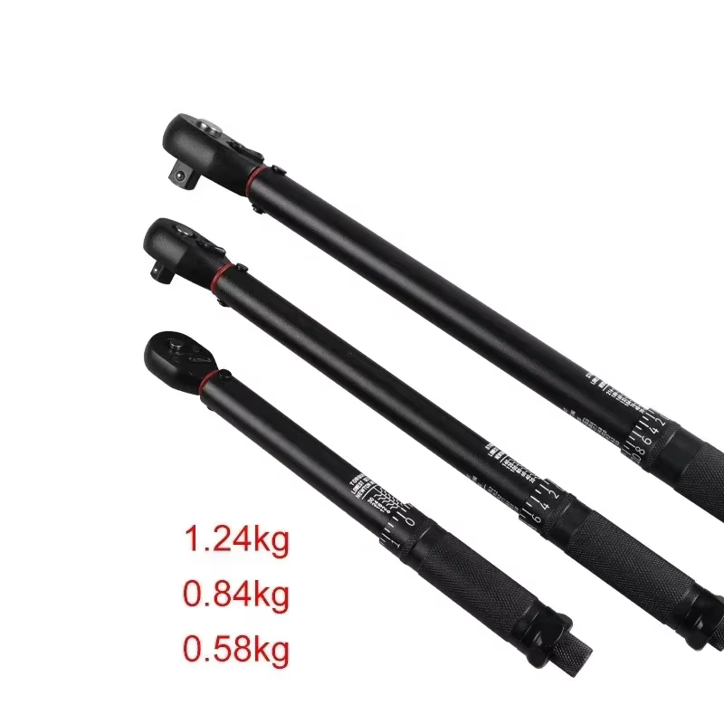 Clé dynamométrique 72T 1/2 ''3/8'' 1/4 '', entraînement carré préréglé, clé de couple de vélo, cliquet bidirectionnel, outils manuels pour voiture et vélo