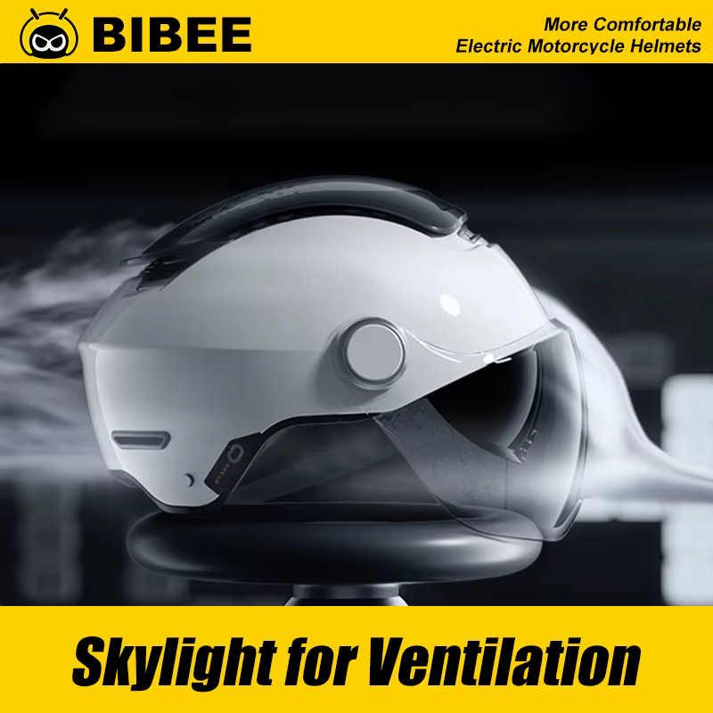 BIBEE casque de moto électrique été respirant vélo
