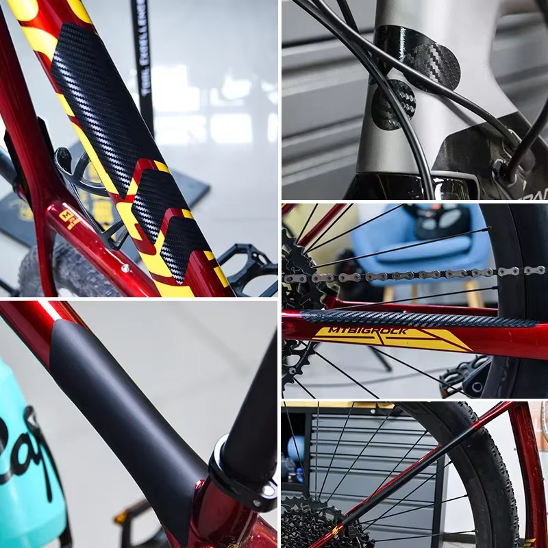 Autocollant de Protection de chaîne de vélo
