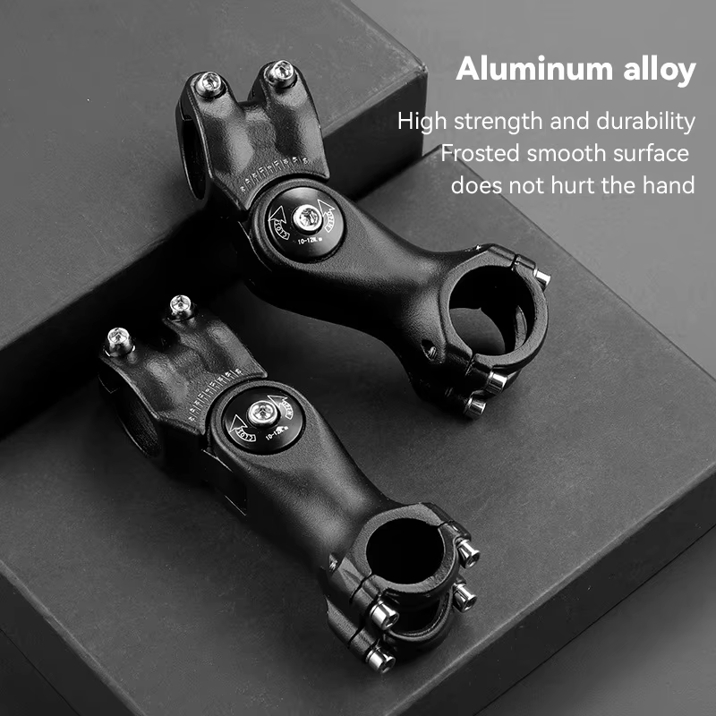 Tige de vélo guidon réglable en alliage d'aluminium 31.8mm rehausseur de hauteur 85 120mm pour VTT