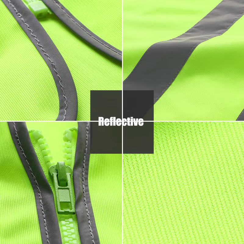 Gilets de sécurité orange avec logo imprimé, gilets de sécurité, nouveauté